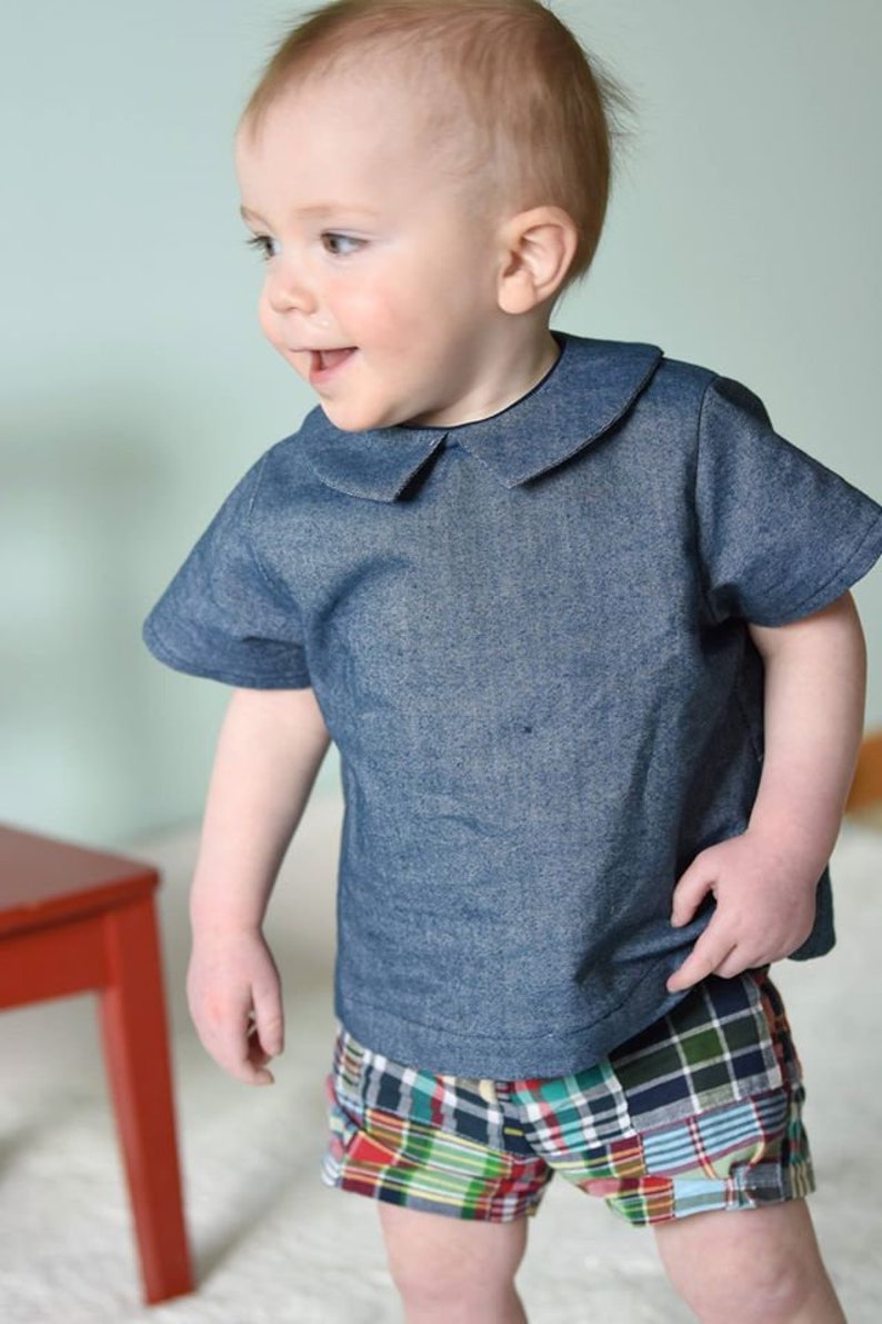 PITTER Boy Girl Shorts pattern Pdf sewing Baby Boy shorts. Etsy
