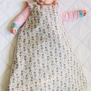 MY NEST Sleep Sack pattern Pdf sewing, Swaddle sack, Woven and Jersey Knit Sleeping bag, Baby Shower Gift Baby and Toddler newborn 4 years image 5