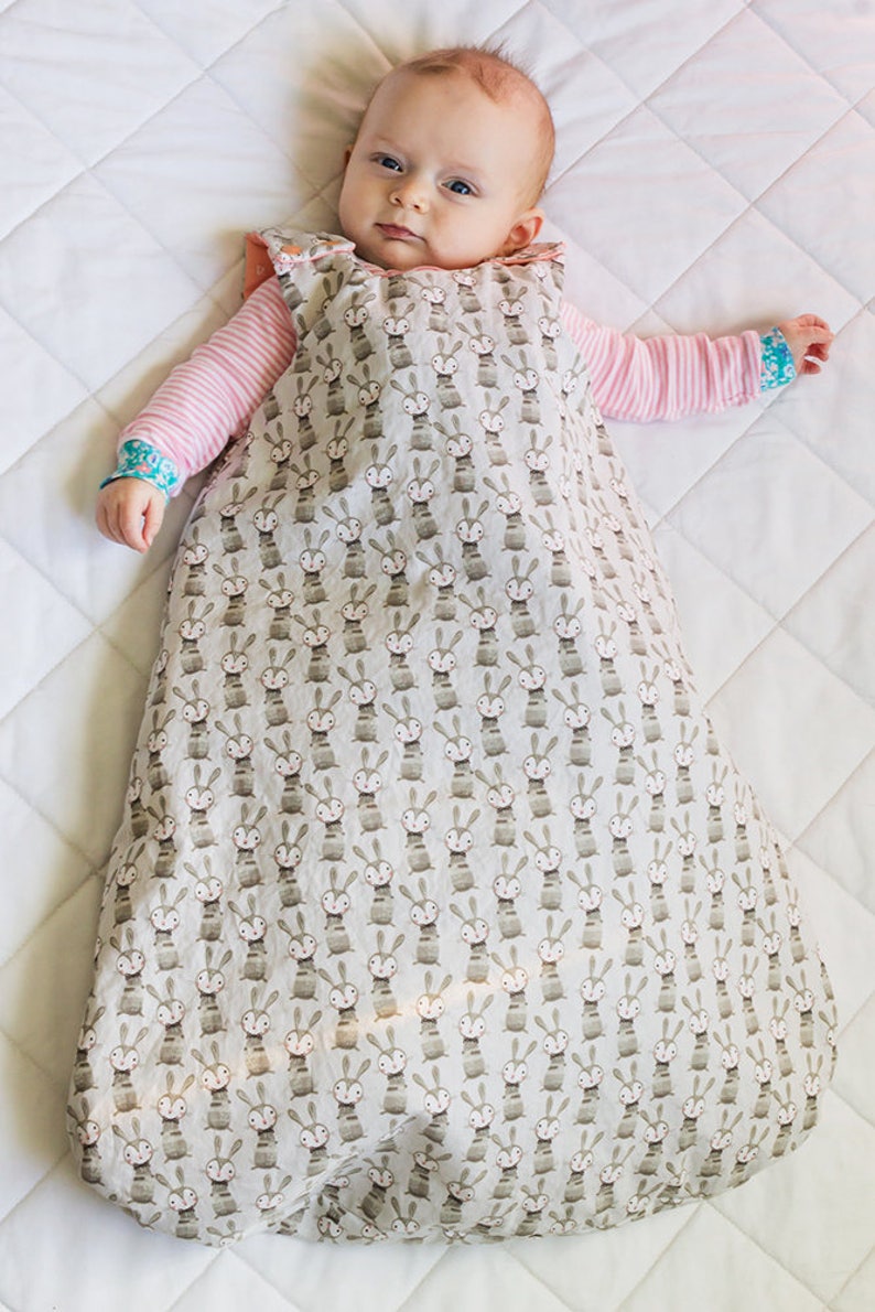 MY NEST Sleep Sack pattern Pdf sewing, Swaddle sack, Woven and Jersey Knit Sleeping bag, Baby Shower Gift Baby and Toddler newborn 4 years image 5