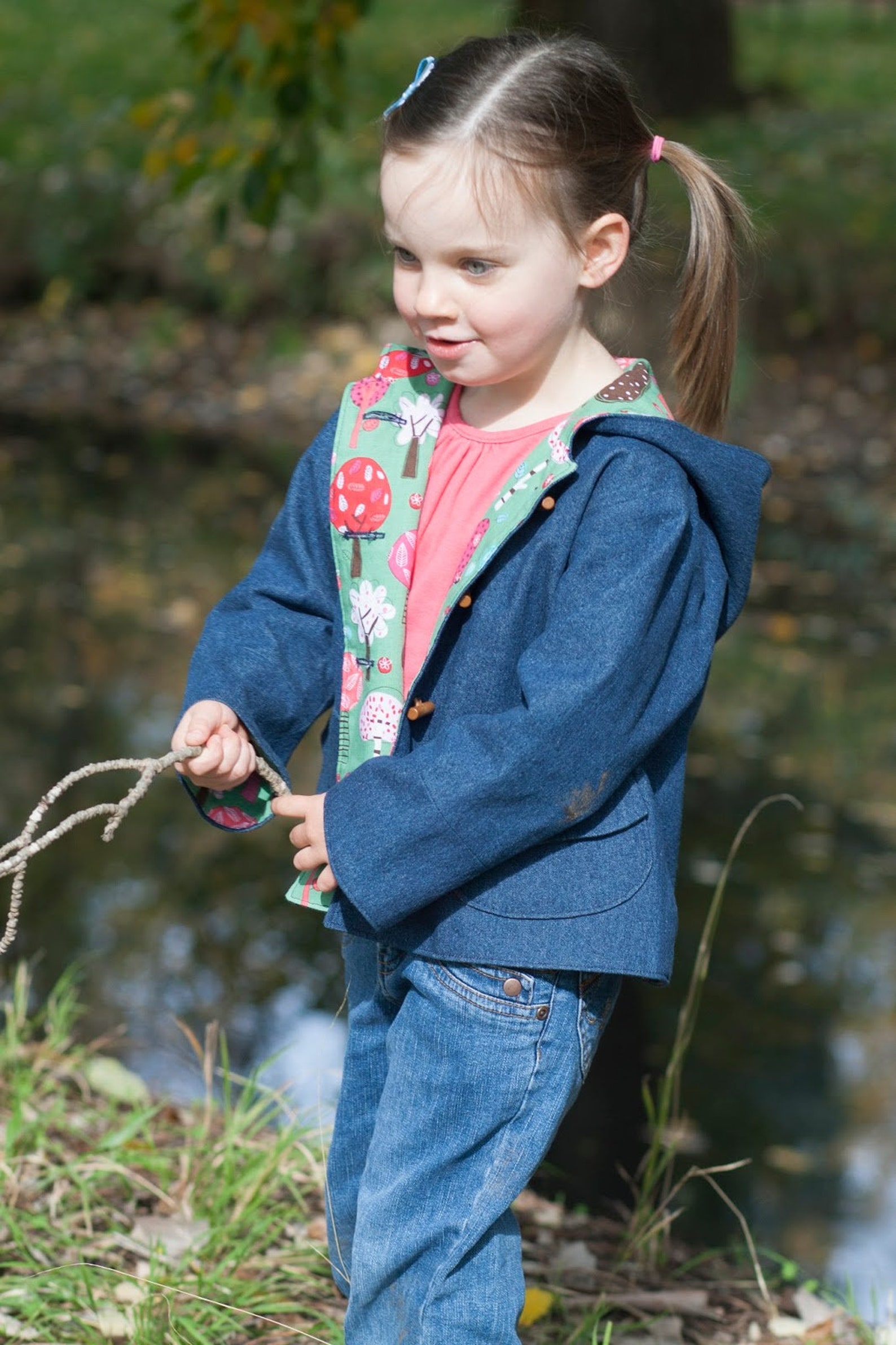 LITTLE RED Riding Hood Girl Jacket pattern Pdf sewing Coat Etsy
