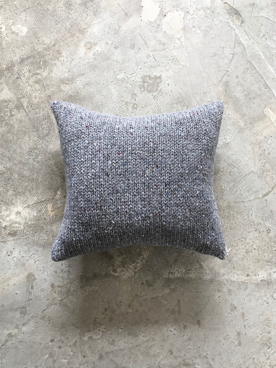 knitted wool cushions