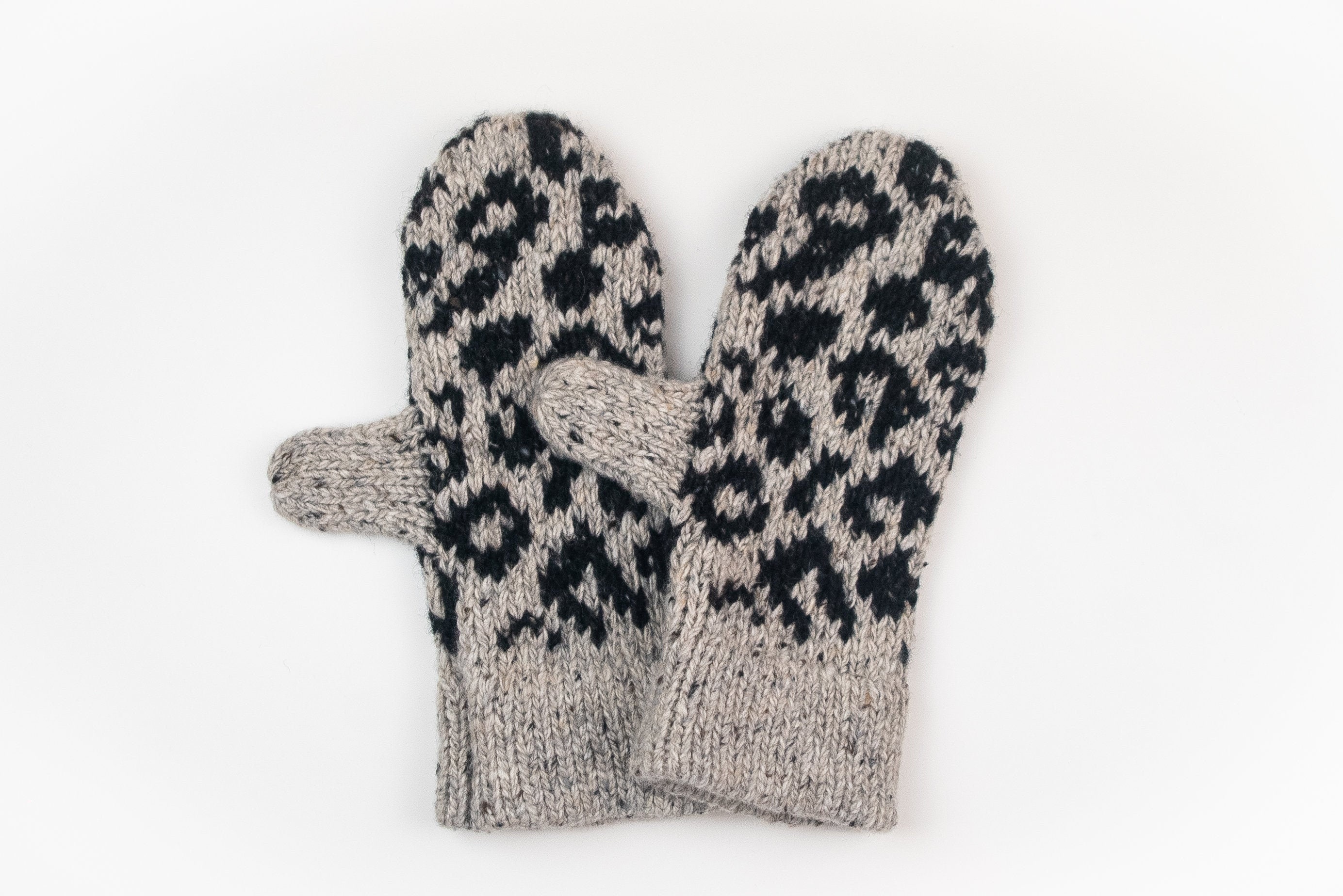 Wool Mittens Womens Mittens Wool Mittens Leopard Print Gloves Etsy UK