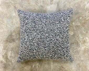 Sample SALE! Knit Cushion Cover Wool Knit Cushion Grey Wool Pillow Cover Grey Chunky Knitted Cushion Wool Cushion Tweed Knitted Wool Cushion