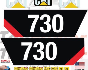 Fits CATERPILLAR 730 Decal Kit Articulated Dump Truck