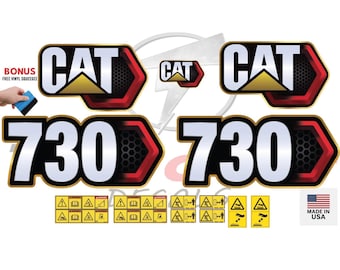 Fits CATERPILLAR 730 Articulated Dump Truck Decal Kit