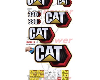 Fits caterpillar 330 Decal Kit MINI EXCAVATOR