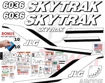 Fits JLG 6036 Decal Kit Telehandler
