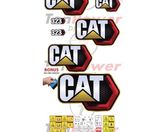 Fits caterpillar 323 Decal Kit MINI EXCAVATOR