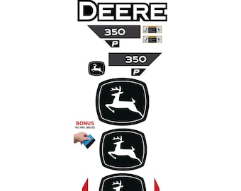 Fits JOHN DEERE 350 Decal Kit excavator 3M VINYL