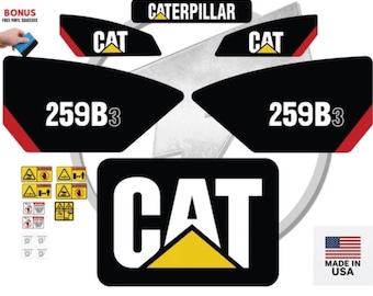 Fits Caterpillar 259B3 Decal Kit Skid Steer