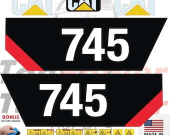 Fits CATERPILLAR 745 Decal Kit Articulated Dump Tr