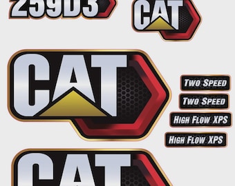 Fits Caterpillar 259D3 DECAL KIT