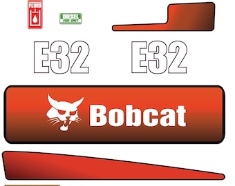 Fits Bobcat E32 Decal Kit MINI EXCAVATOR Laminated 3M VINYL