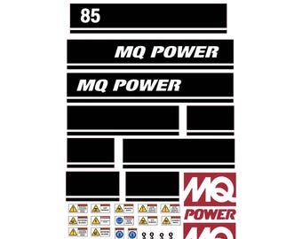 Fits Multiquip 85 Generator Decal Kit - MQ Power - 3M Vinyl