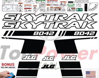 Passend für JLG 8042 Decal Kit Teleskoplader - 8 YEAR OUTDOOR