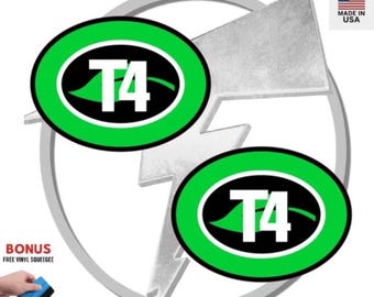 Set of 2 - Fits Caterpillar T4 DECAL SKID STEER