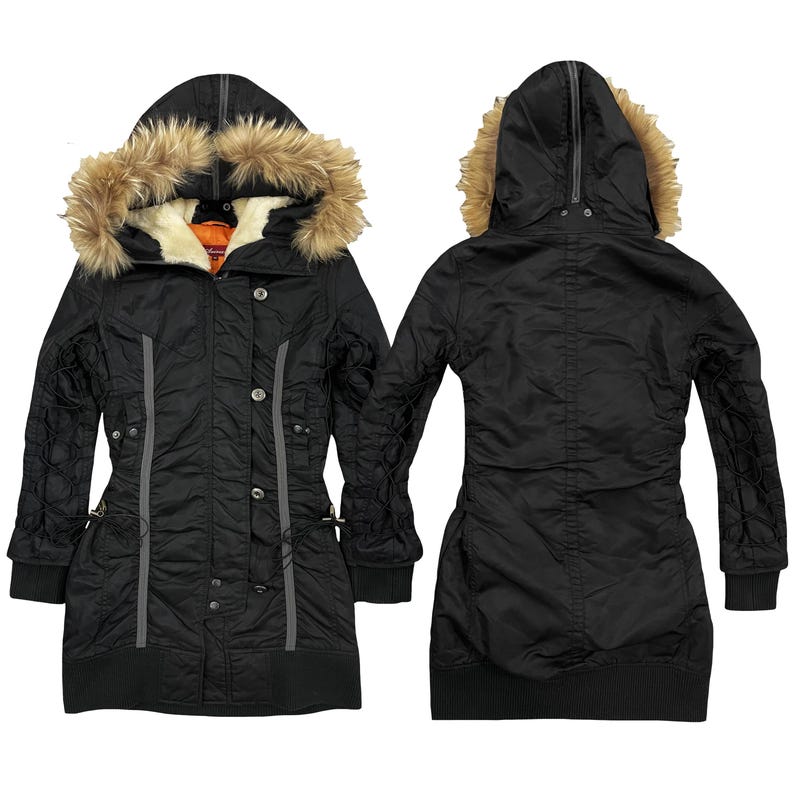 Avirex Fishtail Mod Parka Jacket || Pure Leather Jacket image 5