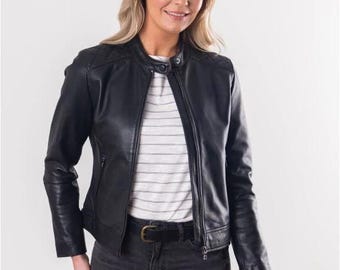 Graystone Leather Racer Jacket