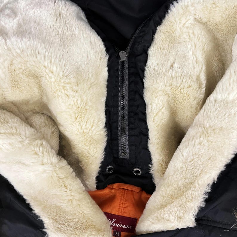 Avirex Fishtail Mod Parka Jacket || Pure Leather Jacket image 7