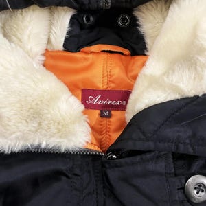 Avirex Fishtail Mod Parka Jacket || Pure Leather Jacket image 3