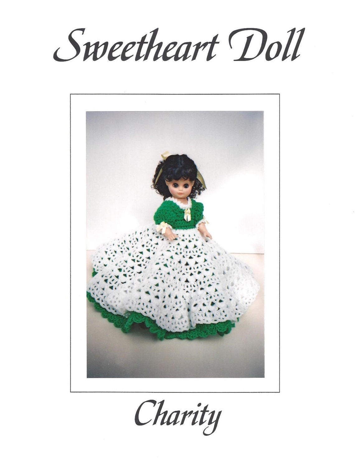PDF Crochet Bed Doll Pattern. 4 CHARITY Sweetheart Doll Series. JAO ...