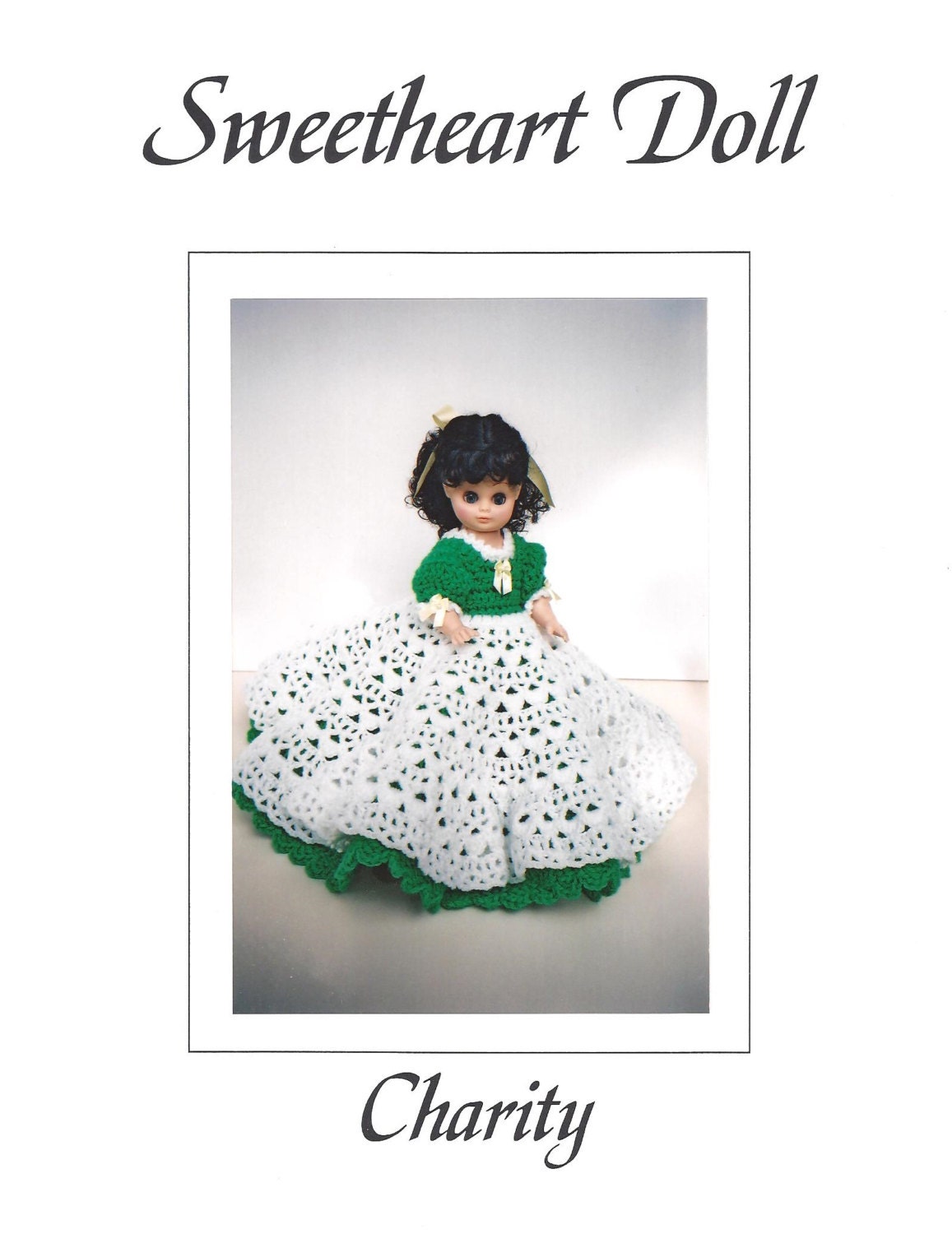 PDF Crochet Bed Doll Pattern. 4 CHARITY Sweetheart Doll Series. JAO Enterprises. Pretty Full ...