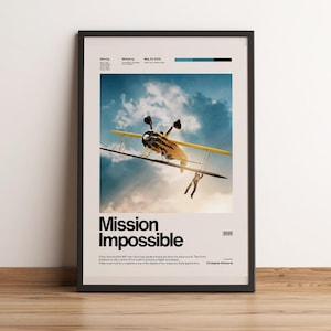 Mission impossible poster - Etsy 日本