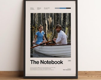 The Notebook Movie Poster I Romantic Wall Art I Nicholas Sparks Print I Anniversary Gift for Her I Vintage Movie Decor I Wedding Gift Idea