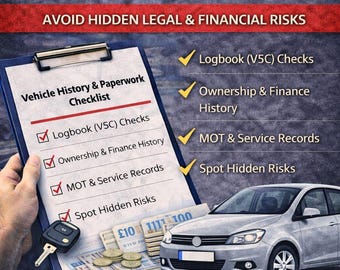 Vehicle History and Paperwork Checklist (UK) – Logbook, MOT & Ownership Checks