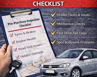 Gebrauchtwagen-Inspektionscheckliste (UK) - Digitaler Download