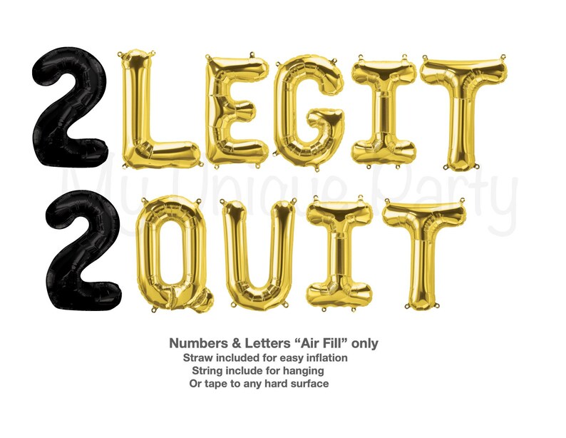 2 legit 2 quit party adult