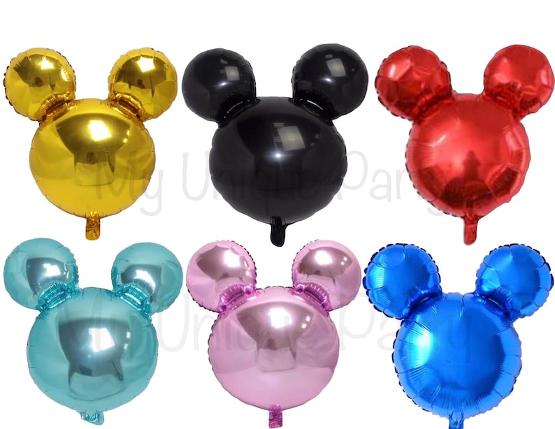 Mickey Mouse Balloons Large 23\u201d Mickey Balloon Mickey Mouse Party Mickey Mouse Clubhouse Theme Minnie Mouse Balloon Gender Reveal