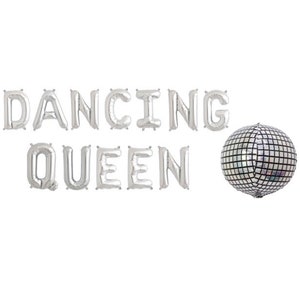 Mamma Mia Bachelorette Dancing Queen Letter Balloons Disco Ball Balloon Last Disco Bachelorette She Found Her Honey Honey Decorations