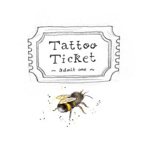 Tattoo Ticket / Tip the Artist - Permission to have any existing art tattooed and receive high-res digital file