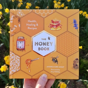 The Honey Book -Illustrator Signed Copy- by Andrea Kirk Assaf illustrated by Amy Holliday -Hardback UK Editon Bees Beekeeping +Free Bookmark