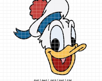 5224 - ドナルド・スチュワードのシルエット（DTF、フルカラー、SVG、EPS、PNG、DXF、JPEG）。ディズニークルーズ、ドナルドの旅行（DTF）