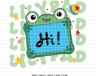 6369 - Lilypad seu amigo dtf colorido Svg, Eps, Png, Dxf, Jpeg. Disneyy cricut Toy Story