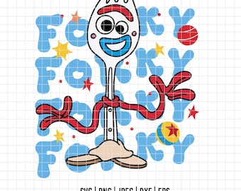 6361 - Forky your friend dtf ful color Svg, Eps, Png, Dxf, Jpeg. Disneyy cricut Toy Story