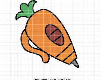 4648 - Caneta de Cenoura de Zootopia SVG, EPS, PNG, DXF, JPEG. Arquivo DTF de Zootopia da Disney.