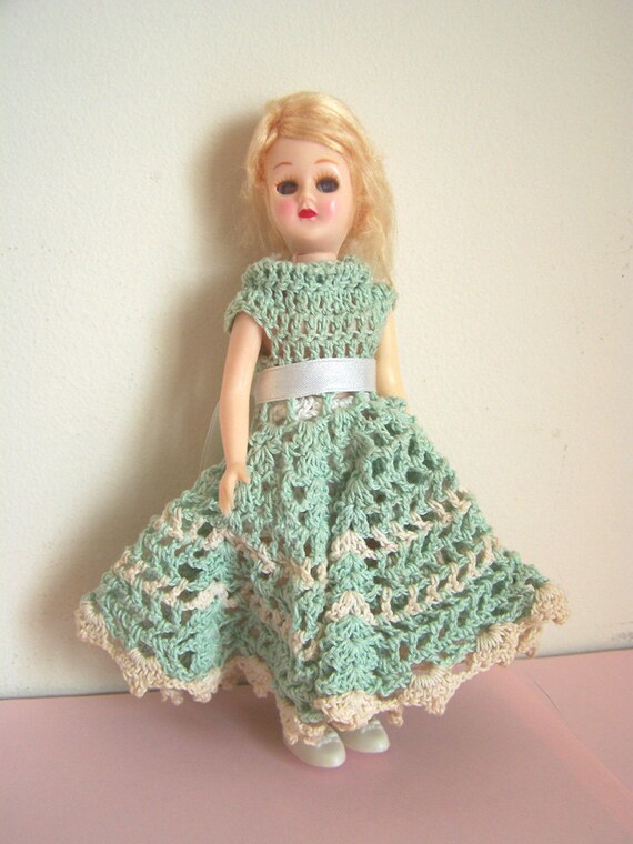 dolls with crochet dress