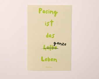 Postcard "Life" - Postcard with a saying about chronic illnesses – 10 x 15 cm card – humorous & understanding – 300 g paper