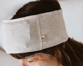 Headband with cooling pack pocket – perfect for headaches, migraines & hot days