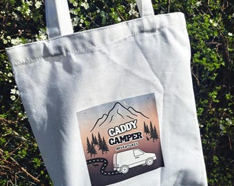 Caddy Camper Adventures Tote Bag