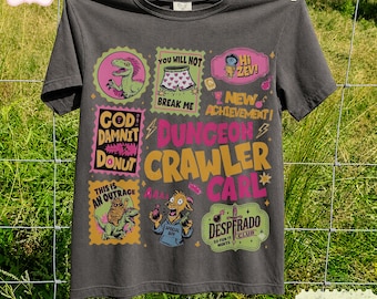 Dungeon Crawler Carl Comfort Colors Shirt, Goddamnit Donut Desperado Club Shirt,  Princess Donut Mongo Sci-Fi Book Lover Tee