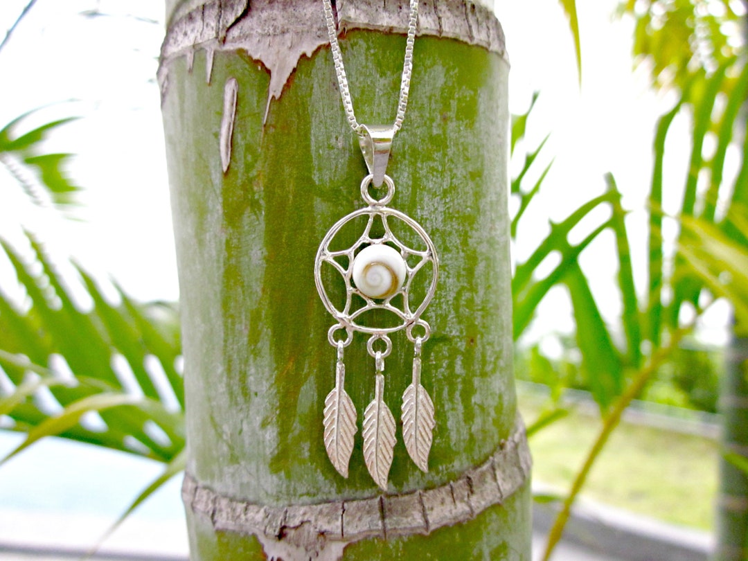 PLANETYS - Ciondolo Acchiappa Sogni Dreamcatcher Occhio di Santa Lucia Argento Sterling 925