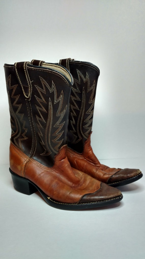 vintage acme cowboy boots
