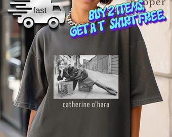 Catherine O'Hara Vintage Style Comfort Colors TShirt, Gildan Sweatshirt