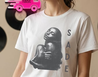 Vintage Sade 90s Concert T-Shirt: Unisex Pop Music Tee