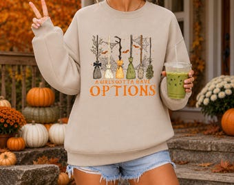 Witch Broom Halloween Shirt, Funny Witchy Graphic Tee, Spooky Season Fall Shirt