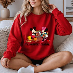 Disney Fall Shirt, Mickey Minnie Harvest Season Tee, Retro Thanksgiving Shirt